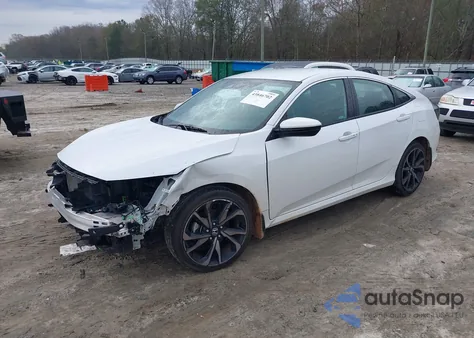 2021 Honda Civic Sport из США, поврежденный, VIN 2HGFC2F87MH522041